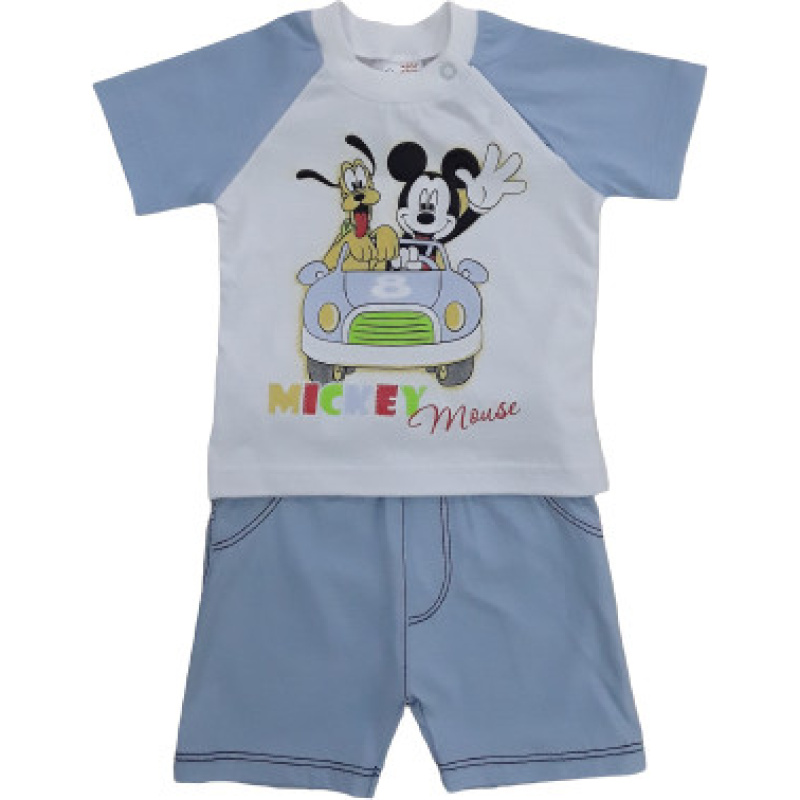 Πιτζαμάκι Σετ Καλοκαιρινό Mickey Beboulino Blue 80108580001