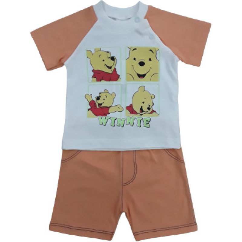 Πιτζαμάκι Σετ Καλοκαιρινό Pooh Beboulino Orange 80108580004