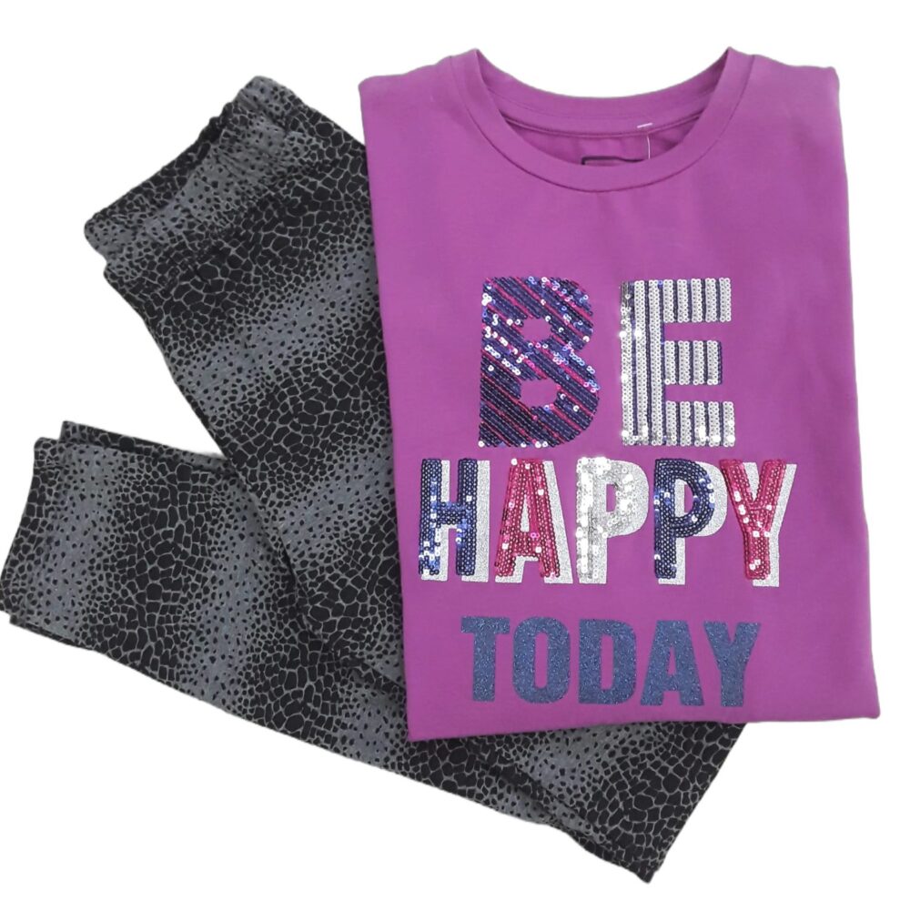 Σετ Φόρμες Be Happy Today Purple 80202810018