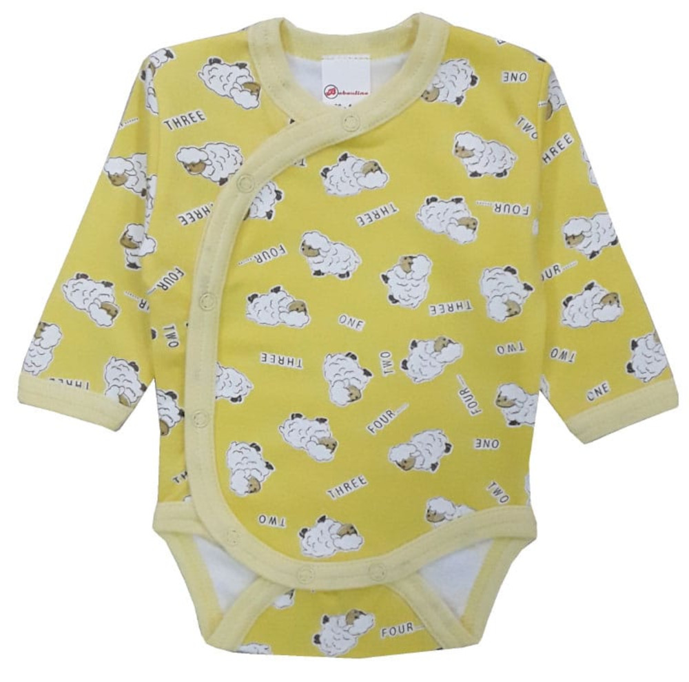 Κορμάκι Μακρυμάνικο Sheep Beboulino Yellow 80208580056