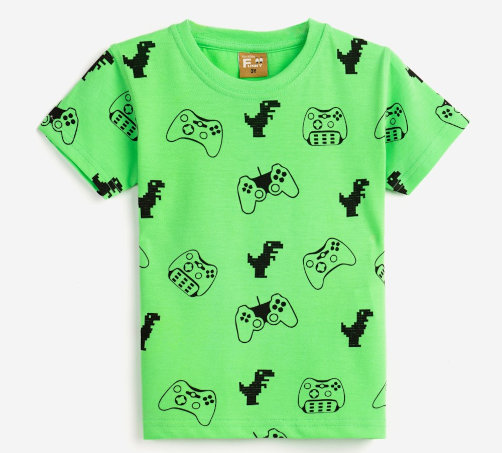 Mπλούζα Κοντομάνικη Κάλτσα Freshn Green Funky 124-305107