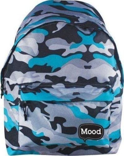 Σχολική Τσάντα Πλάτης Mood Army Διακάκης Blue 000579193