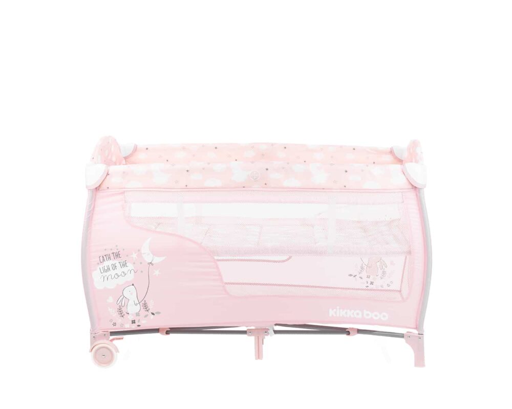 Παρκοκρέβατο 2 Επιπέδων Dolce Sonno Kikka boo Pink Rabbits 31003010039 - Image 5