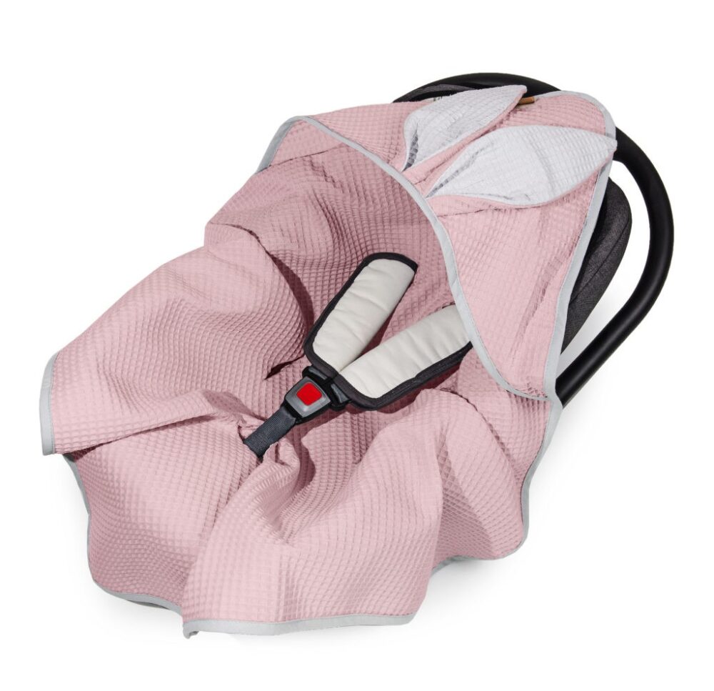 Κουβέρτα Βόλτας Πικέ με Υποδοχές 78x78cm Beboulino For Baby Blueberry 70101190020 - Image 2