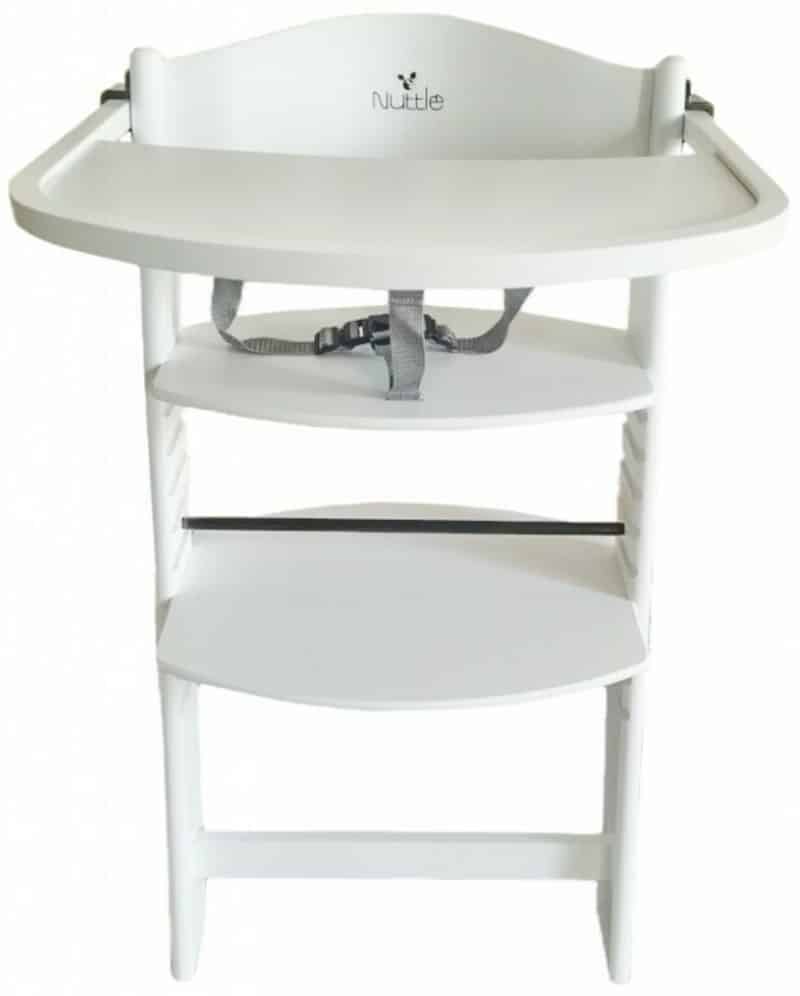 Καρεκλάκι Φαγητού 2σε1 Nuttle Cangaroo White 3801005150946