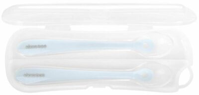 Κουτάλια Σιλικόνης 2τμχ Flexible Kikka boo Blue 31302040132