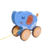 Παιχνίδι Συρόμενο Ξύλινο Lorelli Pull Along Elephant Blue 10191590001
