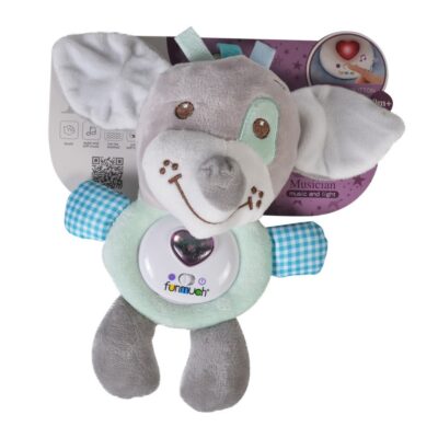 Λούτρινο Ζωάκι με Μουσική και Φώτα Kaichi Blue FM888 1D 3800146220945