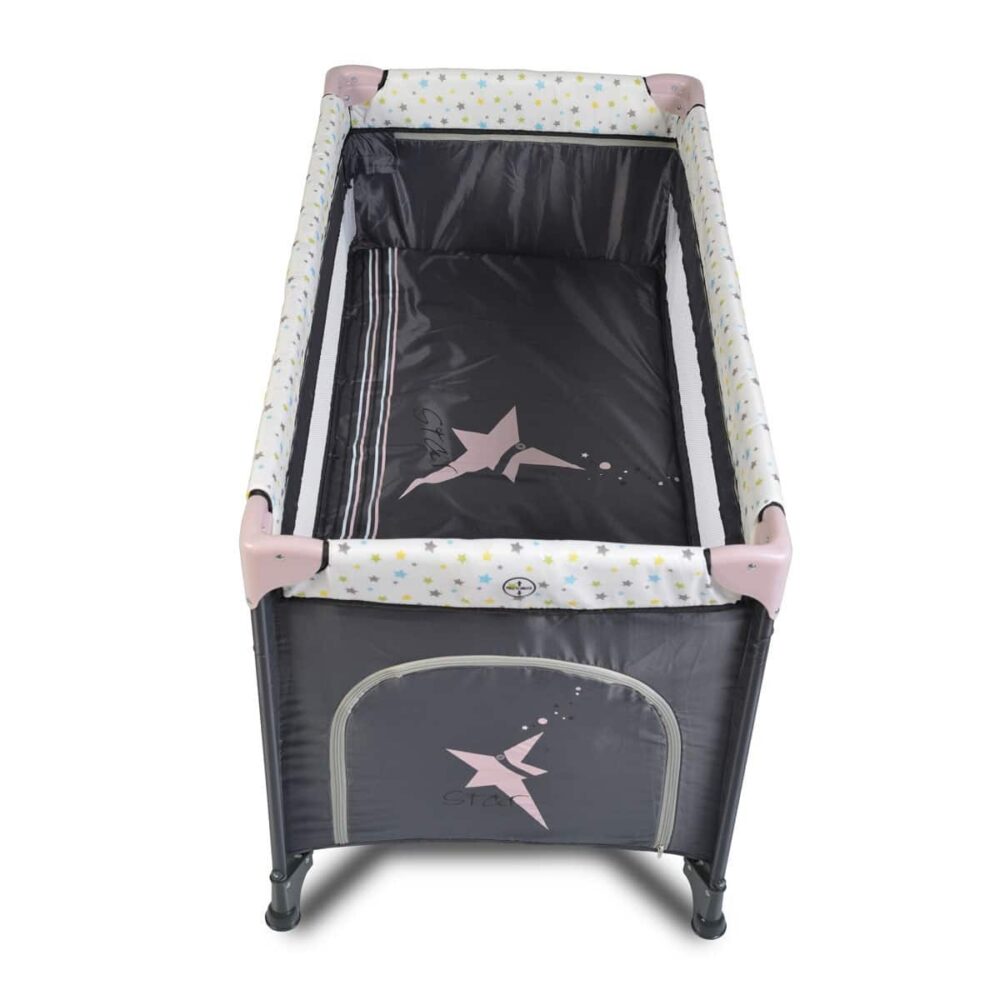 Παρκοκρέβατο 2 Επιπέδων Star Duo Cangaroo Pink 3800146248079 - Image 3