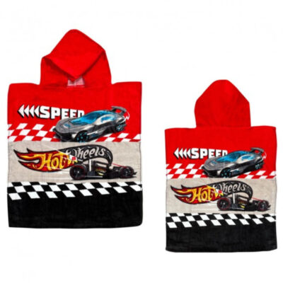 Πόντσο Παιδικό 55x55cm Hot Wheels Carbotex HW202024