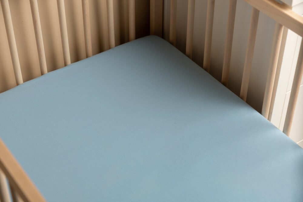 Σεντόνι με Λάστιχο 60x120x15cm Jersey Sensillo Deluxe Blue 22091 - Image 2