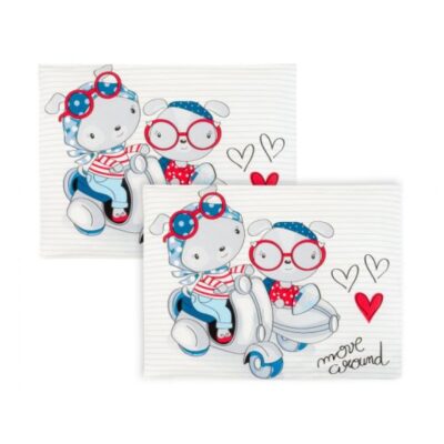 Μαξιλαροθήκες 2τμχ 35x45cm Kikka Boo Love Rome 41101020099