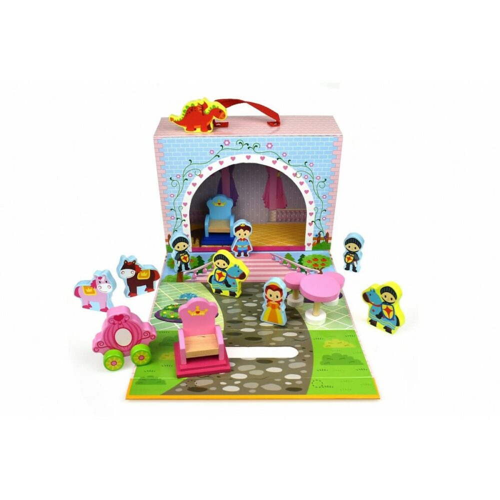 Κάστρο Πριγκίπισσας Ξύλινο Tooky Toys TY202 - Image 2