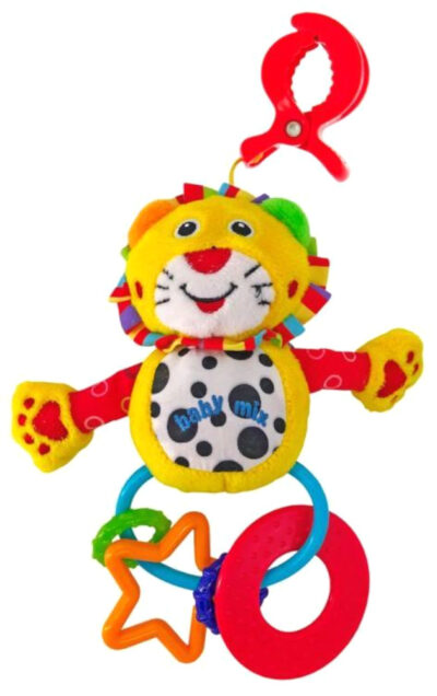 Κρεμαστό Λούτρινο με Μασητικά Baby mix Cheetah 48959