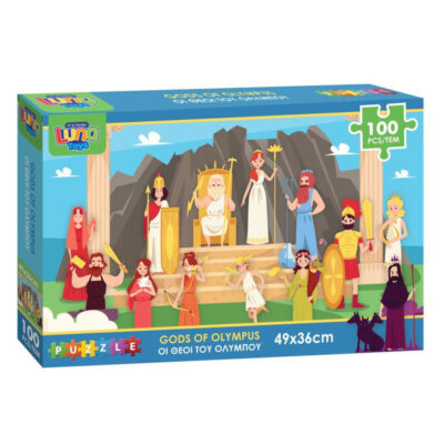 Puzzle 100τμχ 49x36cm Ελληνική Μυθολογία Luna Toys Διακάκης 000622333