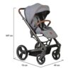 Καρότσι 2σε1 με ξεχωριστό Πορτ μπεμπέ Icon Cangaroo Grey 3800146235000 - Image 5