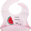Σαλιάρα Σιλικόνης με Τσέπη Pink One Melon 71107330008