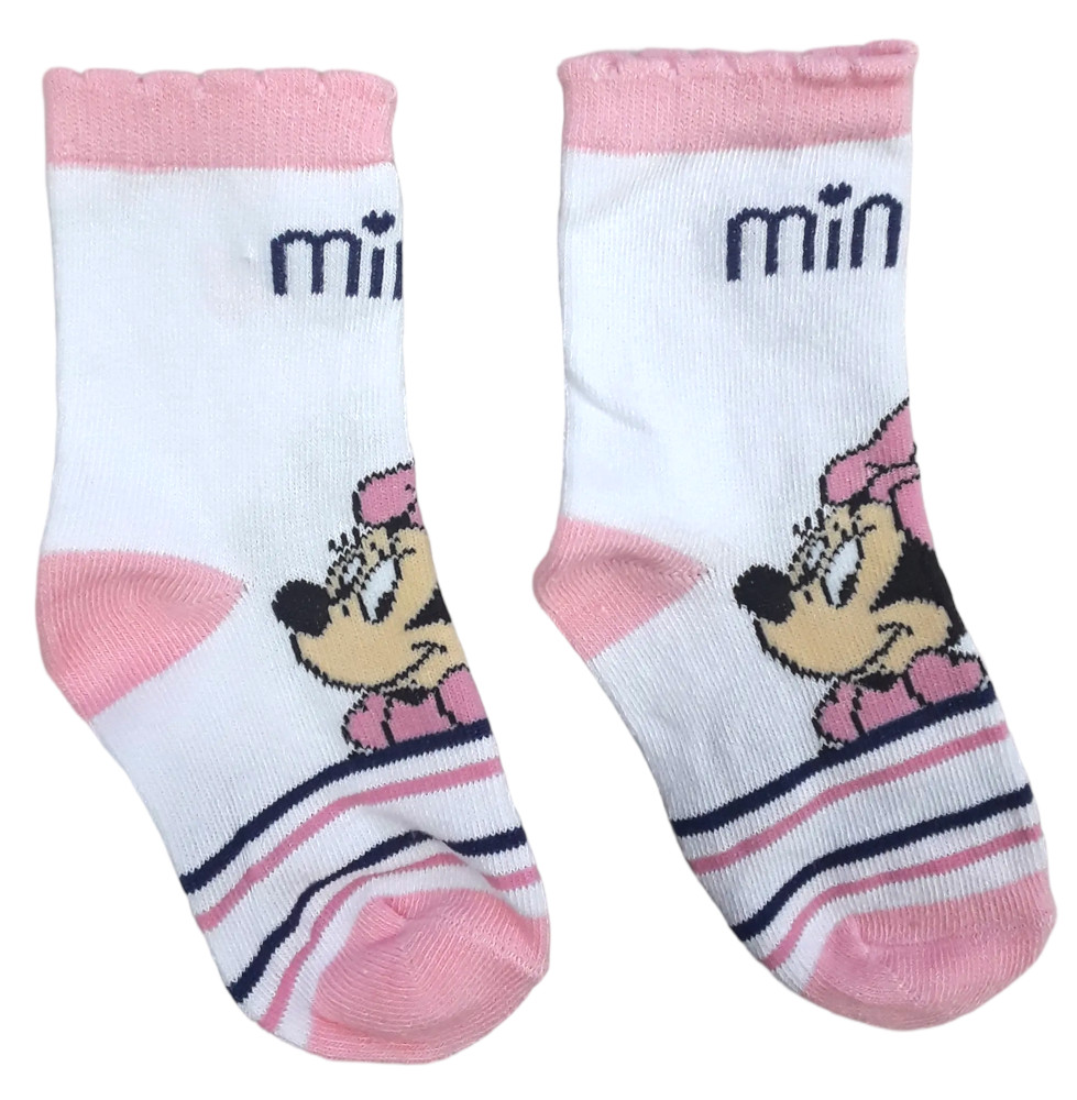 Παιδικές Κάλτσες Minnie White Pink 7120113