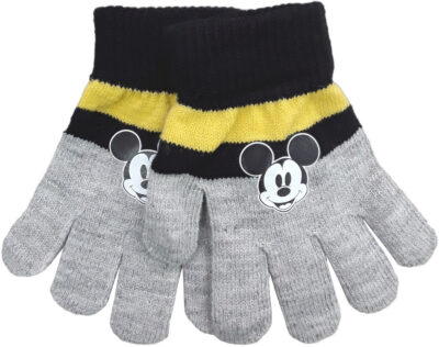 Παιδικά Γάντια Grey Black Mickey 7130020