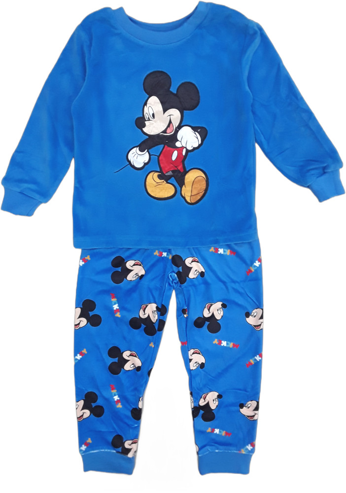 Πιτζάμα Velour Mickey Blue 8020331