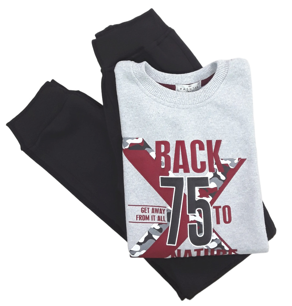 Σετ Φόρμες Back to Nature Grey 8030023