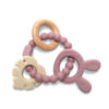 Μασητικό Σιλικόνης και Ξύλου Οξιάς Rabbit Natural Dep Pink Lorelli 10210850002 - Image 3