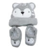 Σετ Σκούφος με Παντοφλάκια Grey Fox 71208150021 - Image 2
