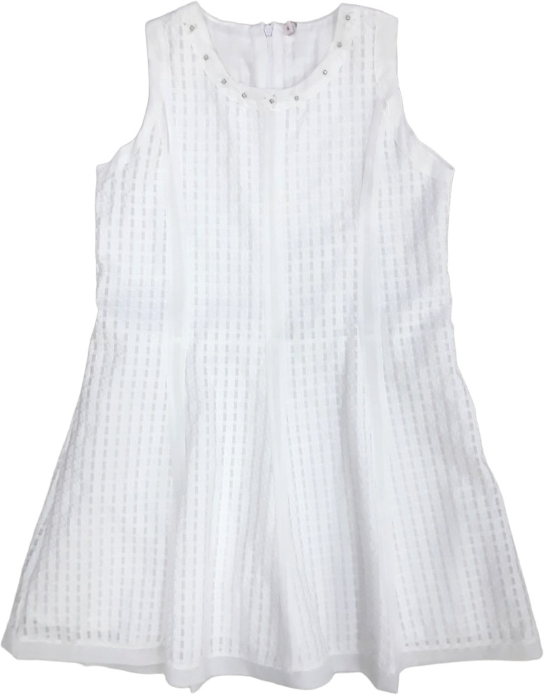 Φόρεμα Αμάνικο White Strass 80008370011