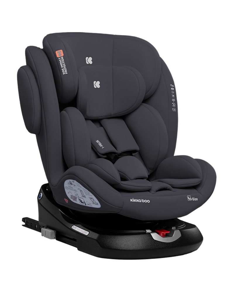 Κάθισμα Αυτοκινήτου 40-150cm i-size Isofix i-Felix Kikka Boo Dark Grey 31002100036