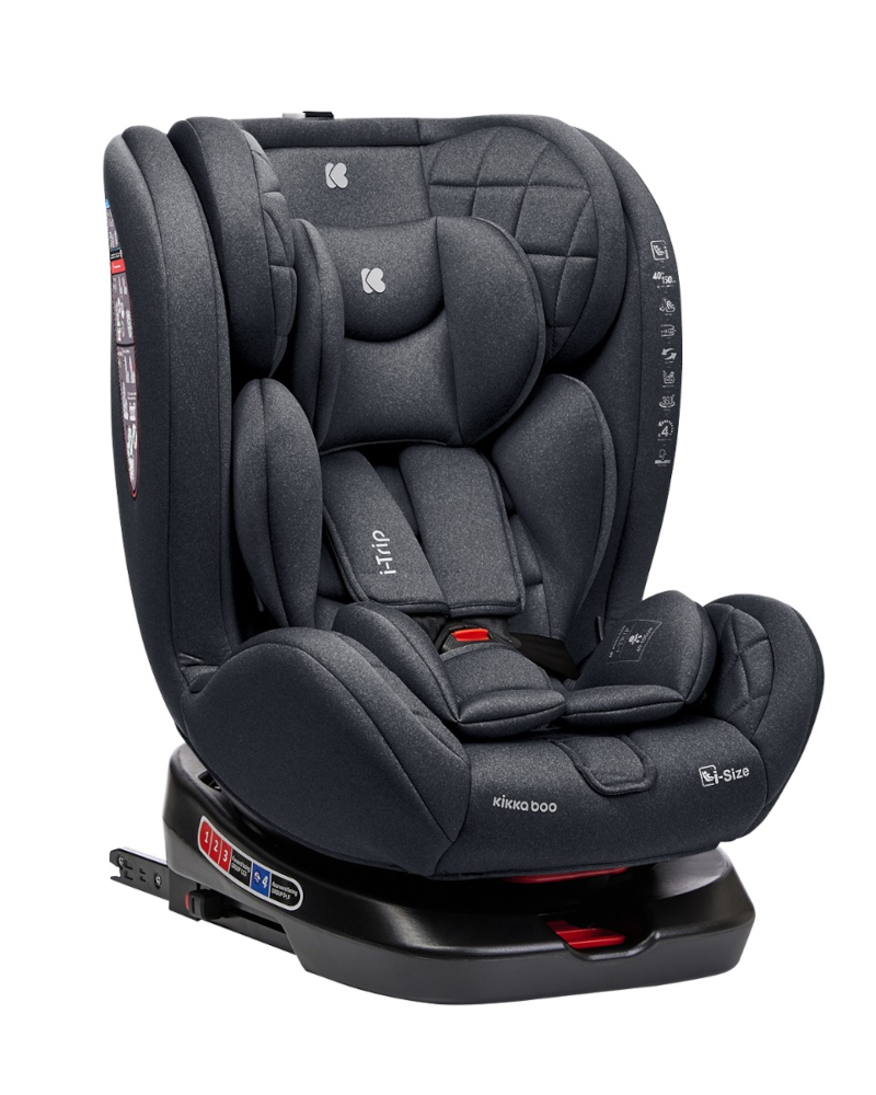 Κάθισμα Αυτοκινήτου 40-150cm i-size Isofix i-Trip Kikka boo Grey 31002100039