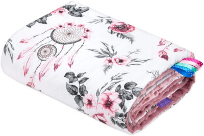 Παιδική Κουβέρτα 2 Όψεων 75x100cm Minky Summer Dream Old Rose 5904506802555