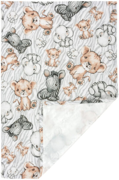 Σελτεδάκι - Πάνα Flannel με Μεμβράνη 75x50cm Sweeties of Savanna 5904506816057