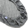 Σεντόνι Βαμβακερό με Λάστιχο 80x40cm Minky Dark Grey 5904506812608 - Image 3