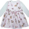 Φόρεμα Μακρυμάνικο με Ζώνη Pink Deer 8020014