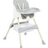 Καρεκλάκι Φαγητού 2σε1 Brie Kikka Boo Grey 2023 31004010152
