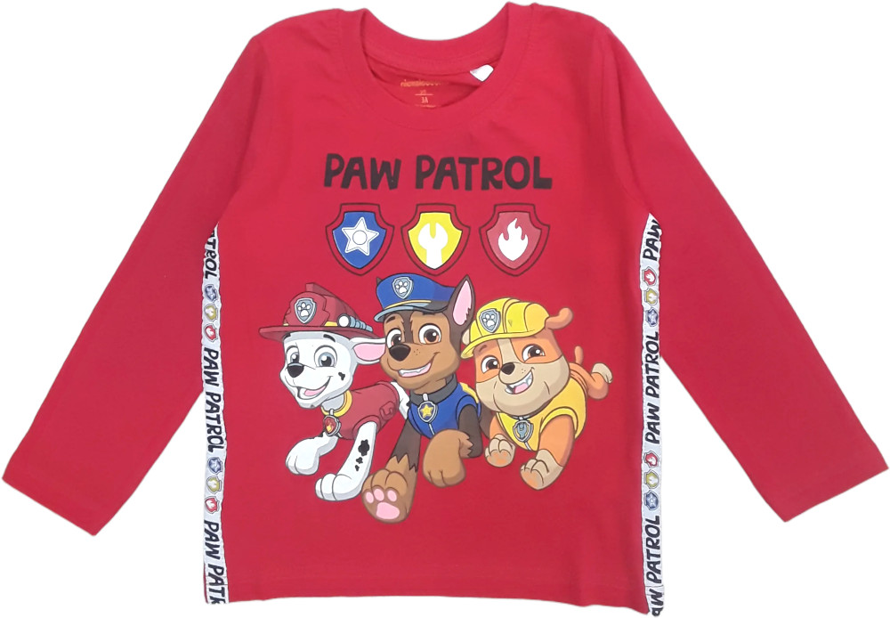 Μπλουζάκι Μακρυμάνικο Paw Patrol Red 8020377