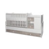 Πολυμορφικό Κρεβάτι-Κούνια MiniMax Lorelli White Artwood New 10150500043 - Image 2