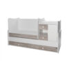 Πολυμορφικό Κρεβάτι-Κούνια MiniMax Lorelli White Artwood New 10150500043 - Image 3
