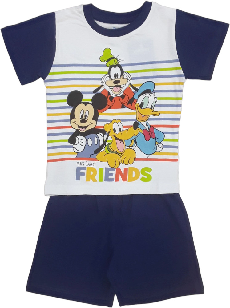 Πιτζάμα Καλοκαιρινή Disney Friends Navy 8010357