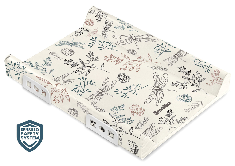 Aλλαξιέρα με Σκληρή Βάση 50x70cm Sensillo Botanical Beige 13616