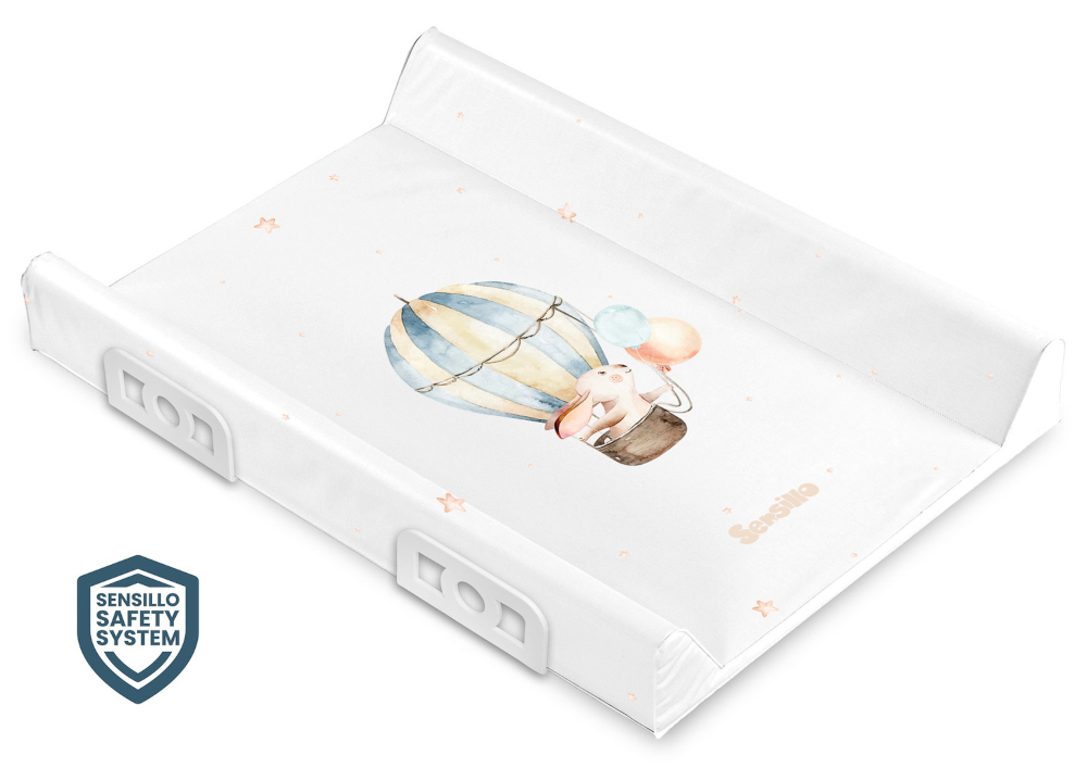 Aλλαξιέρα με Σκληρή Βάση 50x70cm Sensillo Balloon Flight Rabbit 136254