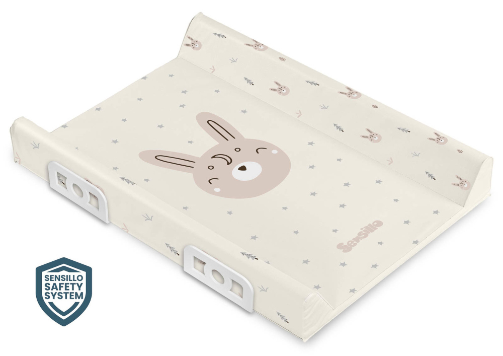 Aλλαξιέρα με Σκληρή Βάση 50x70cm Sensillo Copse Rabbit 136265