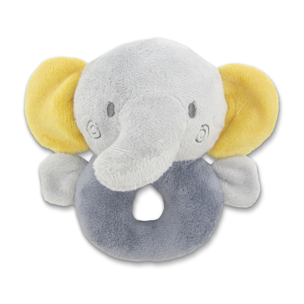 Μαλακή Κουδουνίστρα Elephant Grey Natural Lorelli 10191330010