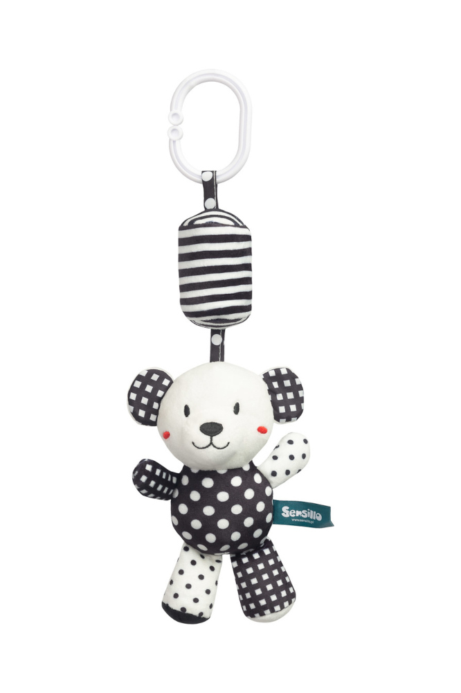 Κρεμαστό Παιχνίδι Pendant Black White Bear 8267
