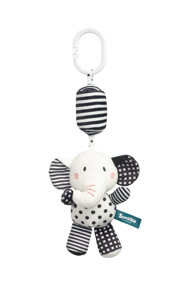 Κρεμαστό Παιχνίδι Pendant Black White Elephant 8274