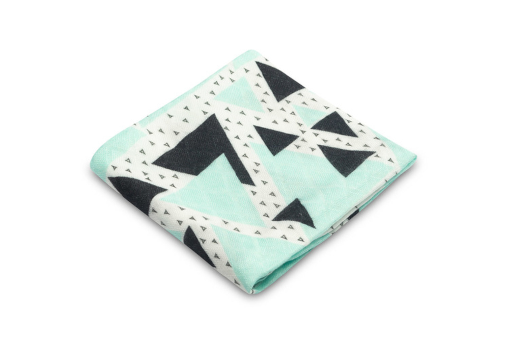 Πανά 75x75cm Bamboo Sensillo Green Triangle 2003
