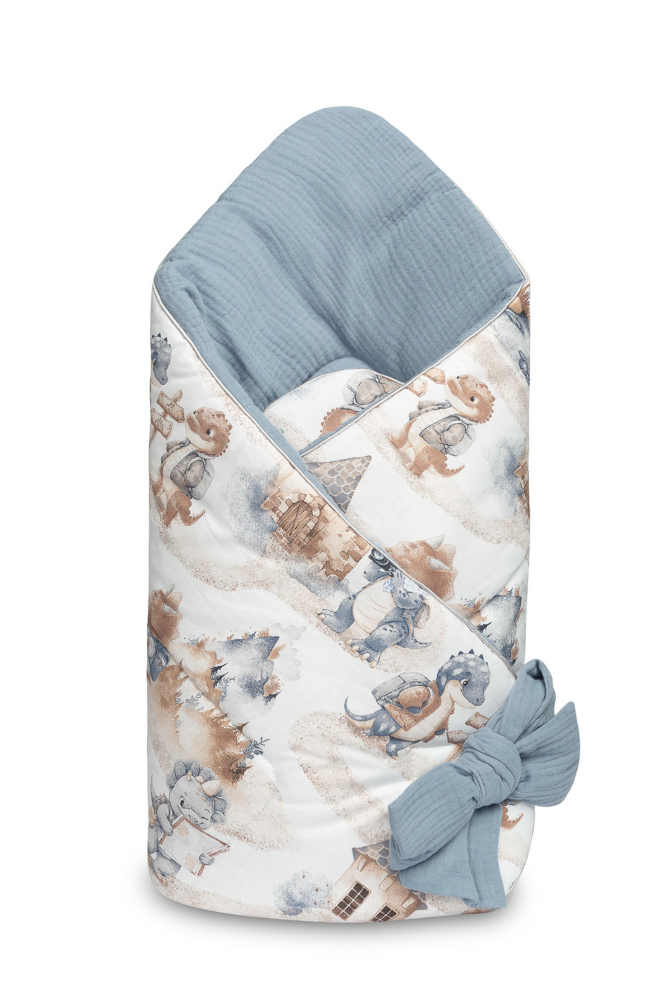 Υπνόσακος-Φάκελος 75x75cm Muslin Sensillo Jeans Dragons 423454