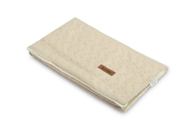 Κουβέρτα 2 Όψεων με Κέντημα 80x100cm Sensillo Linen Plush 42912