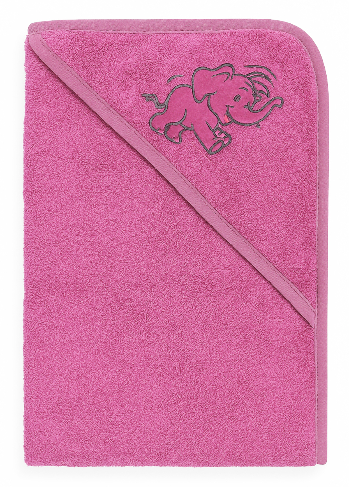 Μπουρνουζοπετσέτα 75x75cm Beboulino Fuchsia Elephant Fr 70203700022
