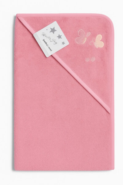Μπουρνουζοπετσέτα 75x75cm Beboulino Pink Butterfly Fr 70203780008